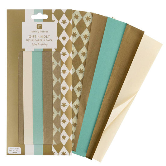 Gilded Tissue Paper - 5 Sheets
