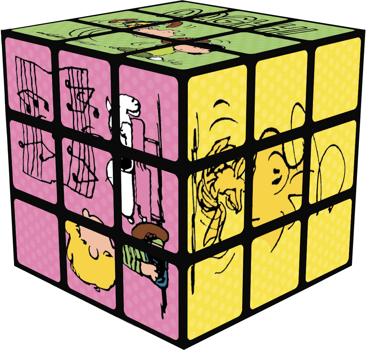 Rubik's Cube x Peanuts Classic Moments