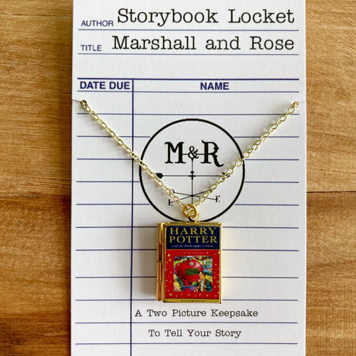 Book Locket Harry Potter - Book 1 - Front & Company: Gift Store