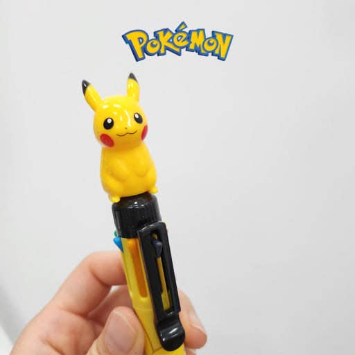 Pokemon Mascot 8-Color Ballpoint Pen Pikachu Topper