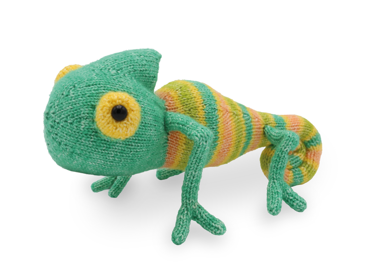 DIY Knitting Kit - Casper Chameleon