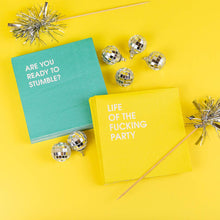 Load image into Gallery viewer, Life of the Fucking Party - Colorful Cocktail Napkins
