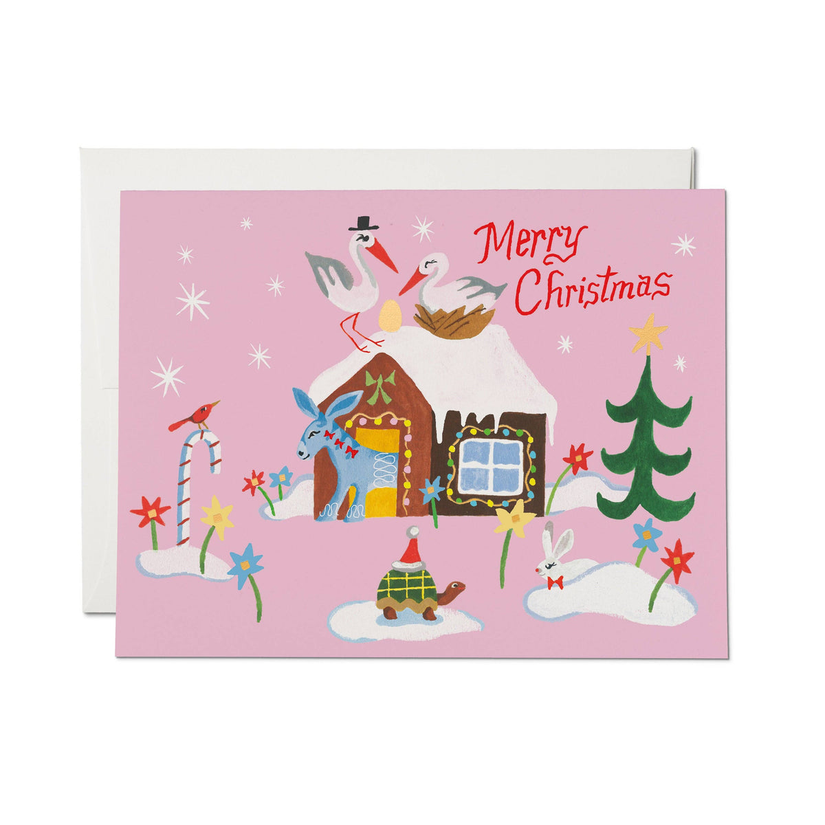 Away in a Manger greeting card