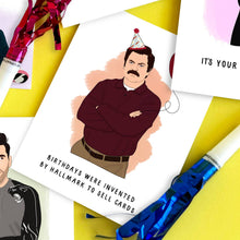 Load image into Gallery viewer, Ron Swanson Birthday Card
