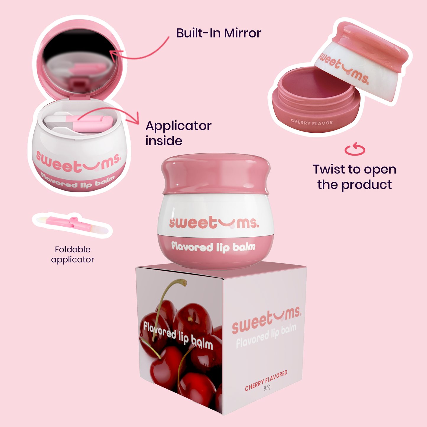 Cherry Flavored Lip Gloss Fast Selling Impulse Item