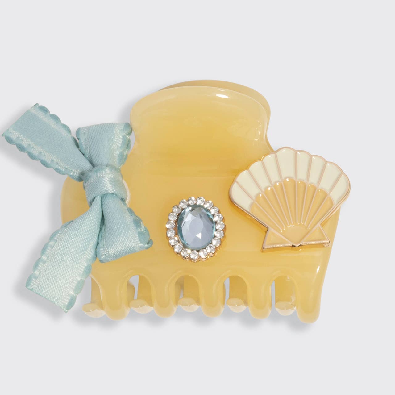 KitschPop Cloud Clip 7pc Set Coastal Cottage - Butter Yellow