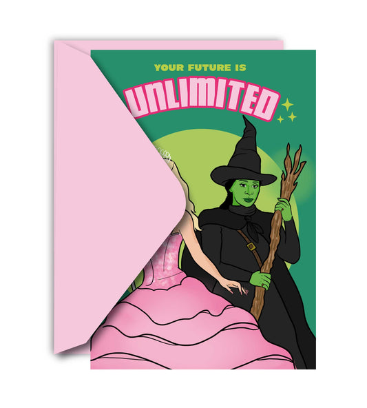 Your Future Is Unlimited Graduation Magical Greeting Card