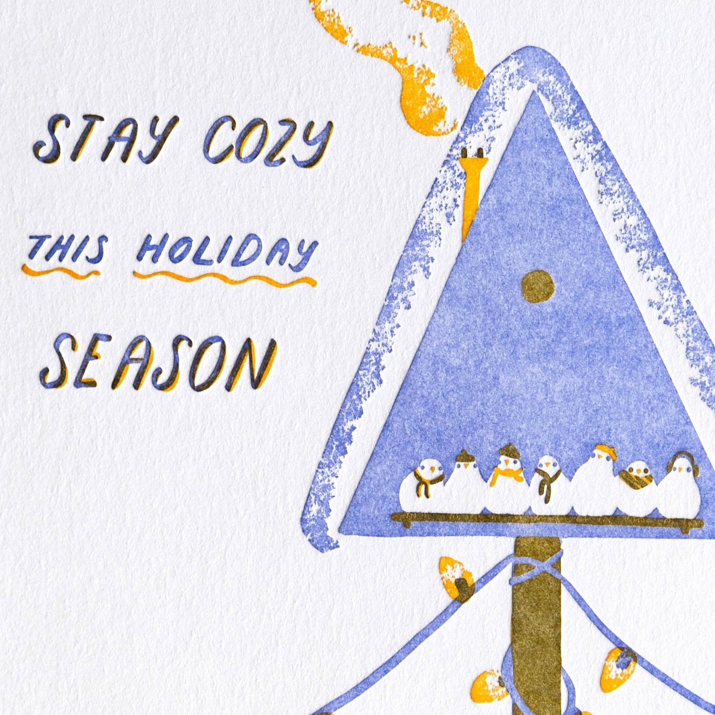 Stay Cozy | Holiday | Letterpress Card
