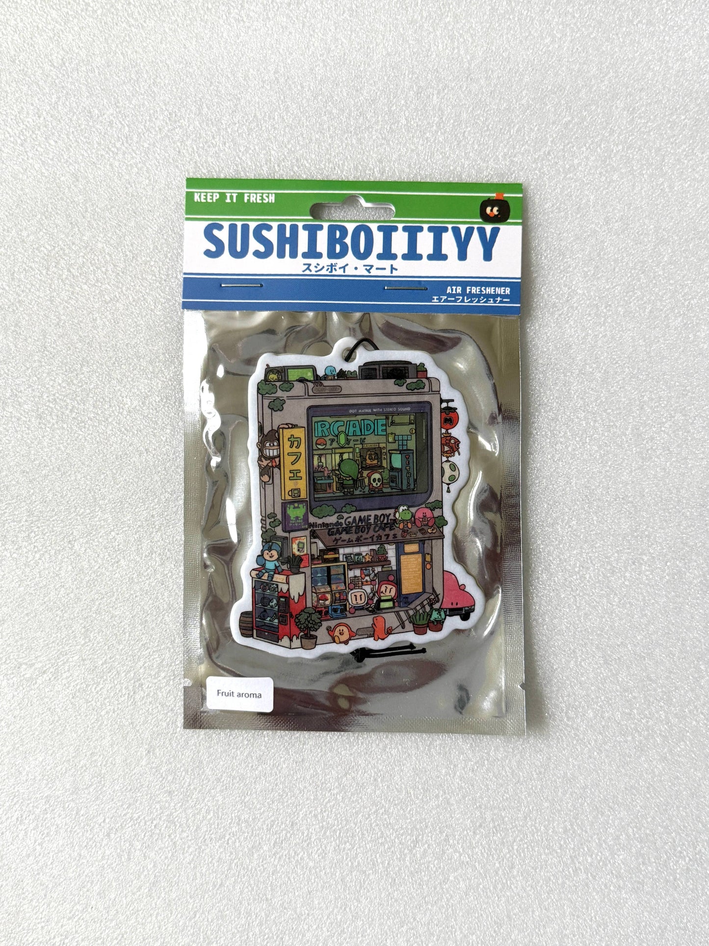 Gameboy Arcade Car Air Freshener (Fruity Aroma)