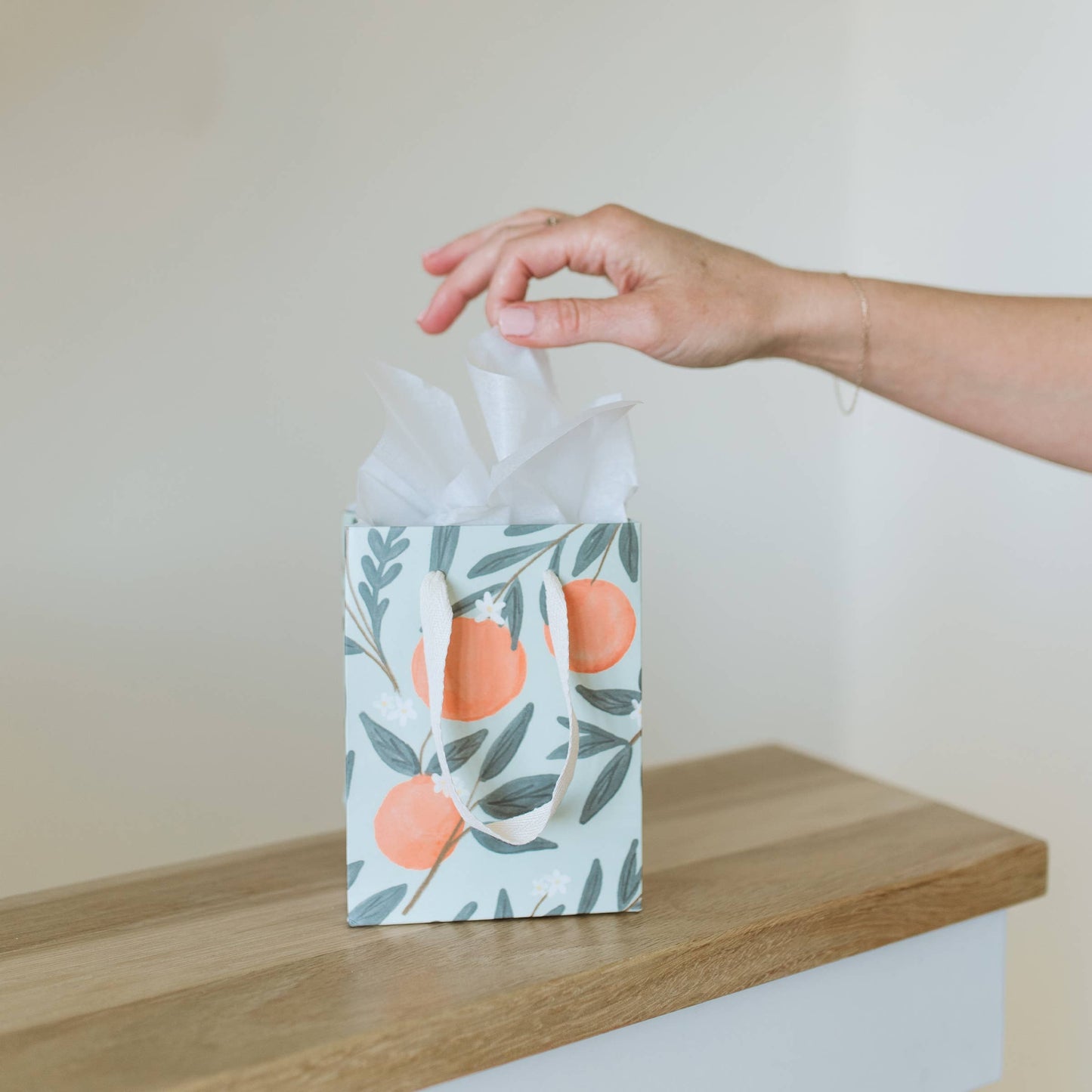 Orange Vines Gift Bag