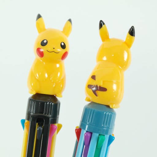 Pokemon Mascot 8-Color Ballpoint Pen Pikachu Topper