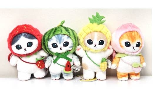 Limited! Mofusand Fruit Costume Plush Keychain
