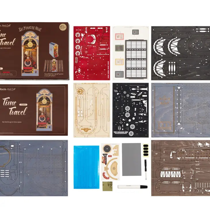 Diy Miniature House Book Nook Kit: Time Travel