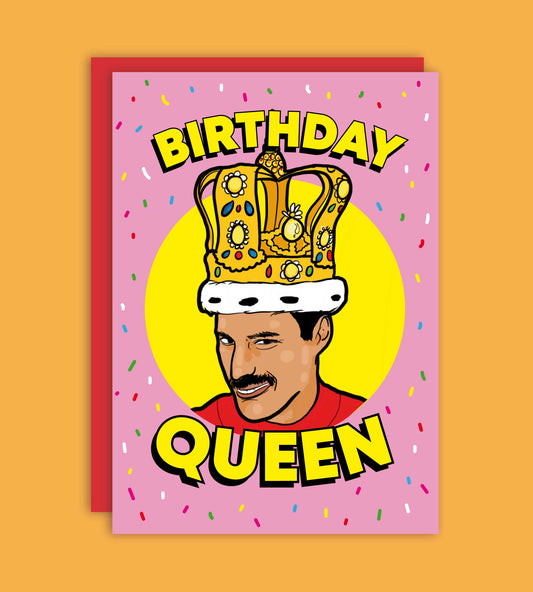 Birthday Queen Happy Birthday Greeting Card