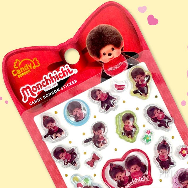 Limited Edition Monchhichi Candy Sticker Collection