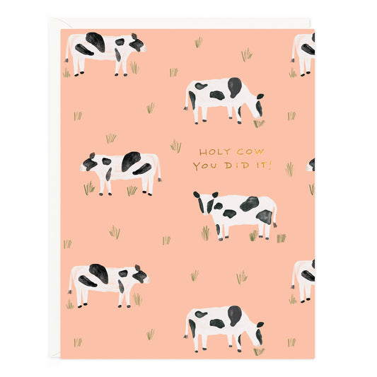 Cow Congrats Card