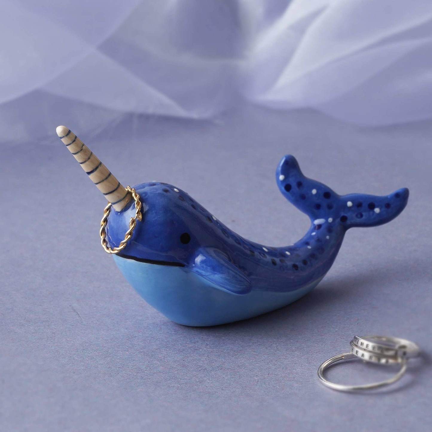 Noah The Narwhale Ring Holder