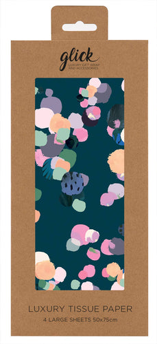 TISSUE SD SPOTS TEAL - Front & Company: Gift Store