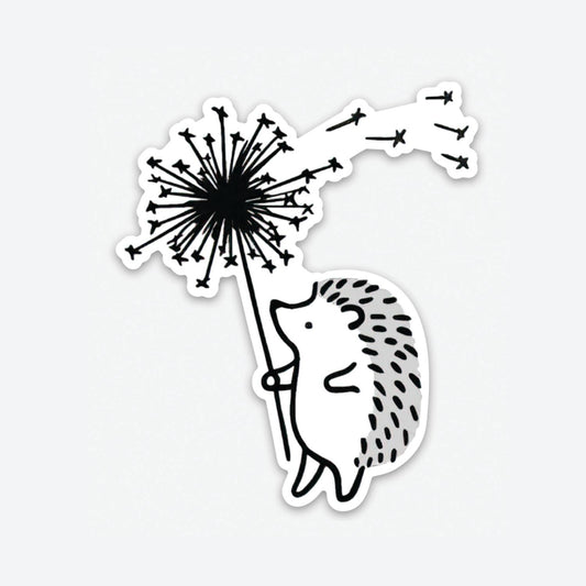 White Dandelion Sticker (Matte)
