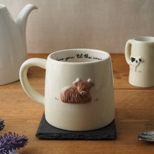 Load image into Gallery viewer, Bramble Farm Highland Cow Stoneware Mug In Gift Box
