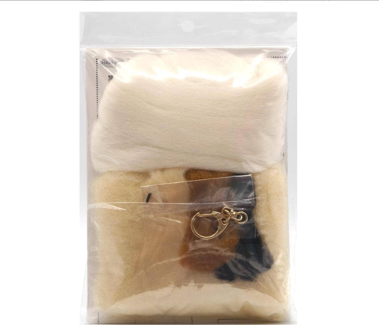 DIY Needle Felting Kit: Otter & Polar Bear Keychain Mascot