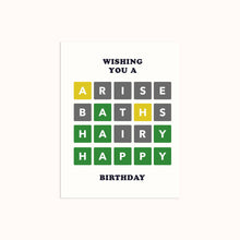 Load image into Gallery viewer, Wordle Birthday | Birthday Card
