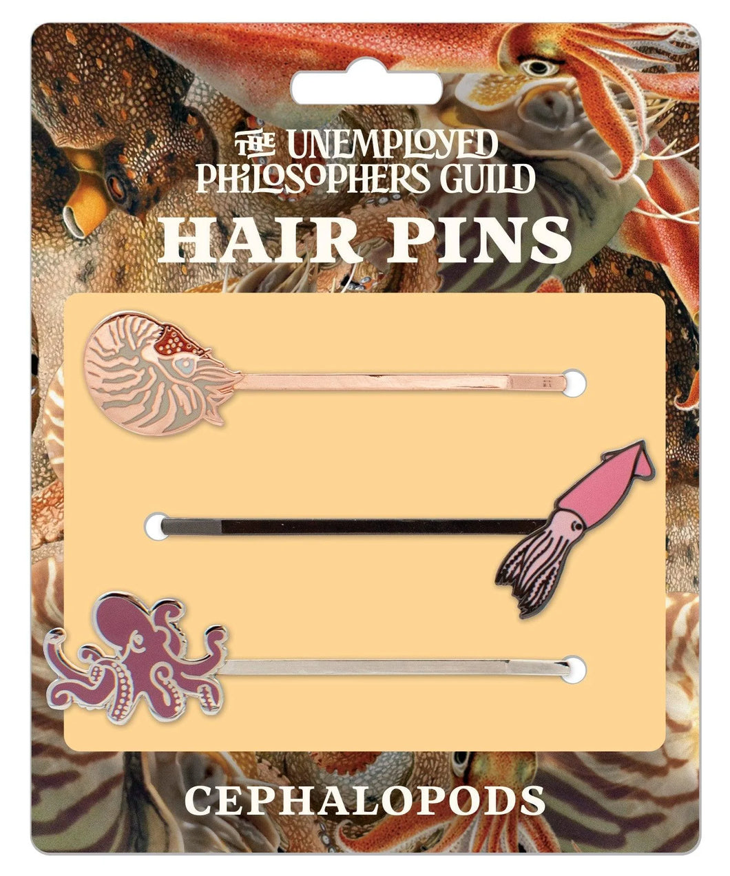 Cephalopods Hair Pins Set