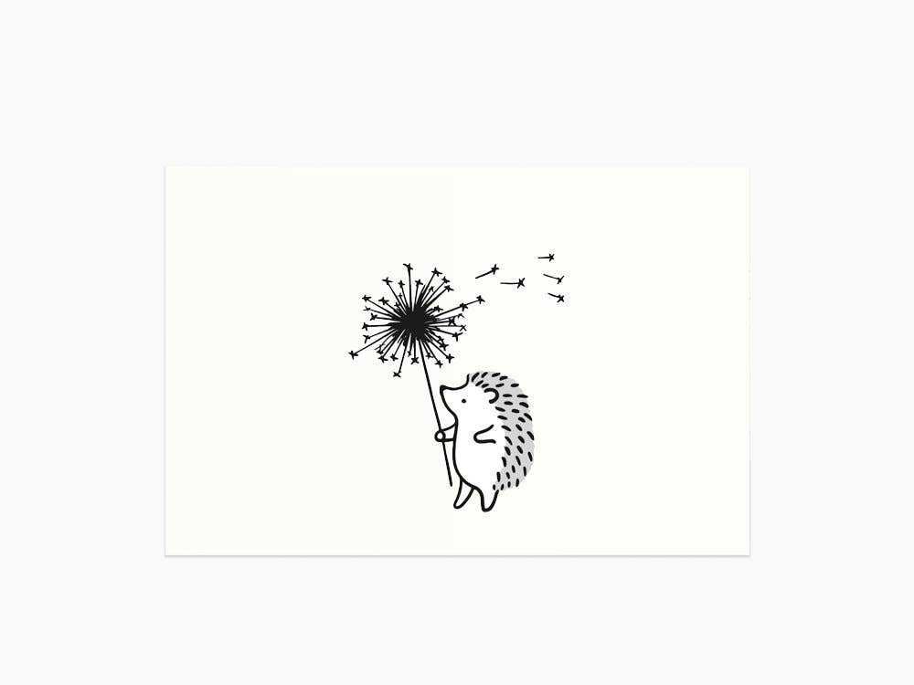 Logo Dandelion Postcard