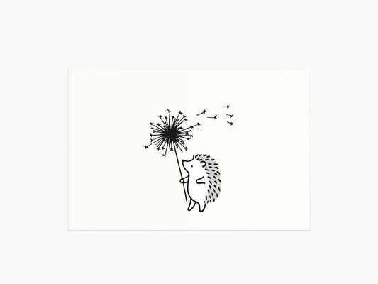 Logo Dandelion Postcard
