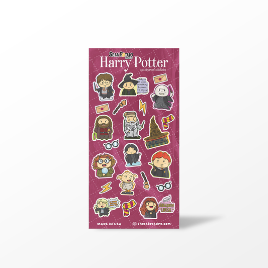Purple Harry Potter Sean Potato Sticker Sheets