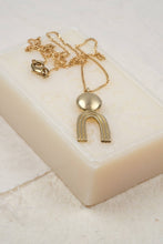 Load image into Gallery viewer, SOMA NECKLACE//Jewelry, Sustainable, Gold, Brass
