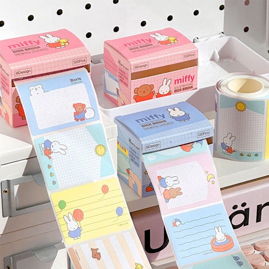 Miffy Pull-Out Sticky Memo Notes – 120 Sheets