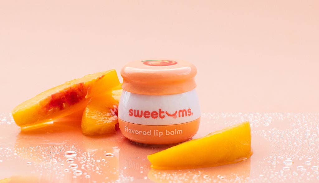Peach Flavored Lip Balm Beauty Gloss Valentine'sGift for Her