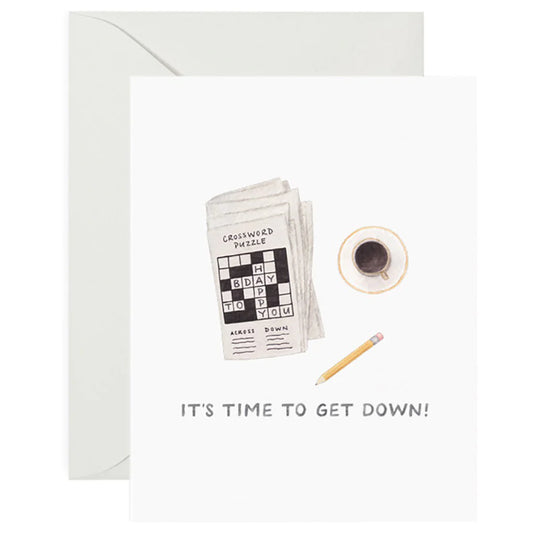 Crossword Birthday Card
