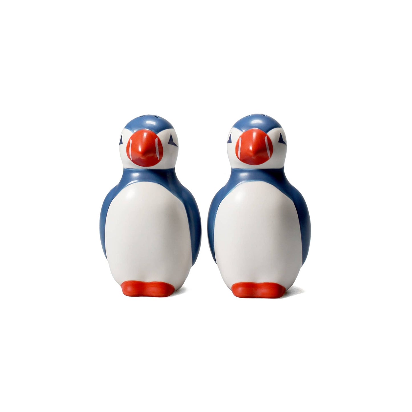 Ceramic Salt & Pepper Shakers Coastal Puffins