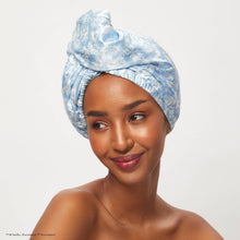 Load image into Gallery viewer, Kitsch x Bridgerton Satin Wrapped Hair Towel / Toile De
