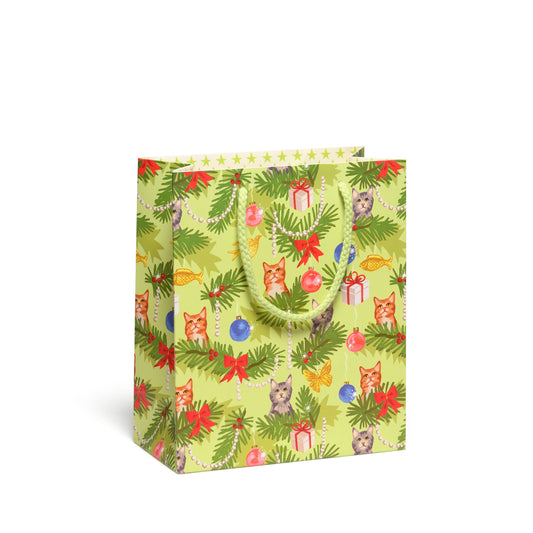 Meowy Christmas gift bags