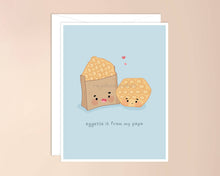 Load image into Gallery viewer, Eggette It From My Papa Greeting Card

