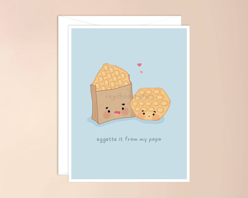 Eggette It From My Papa Greeting Card - Front & Company: Gift Store