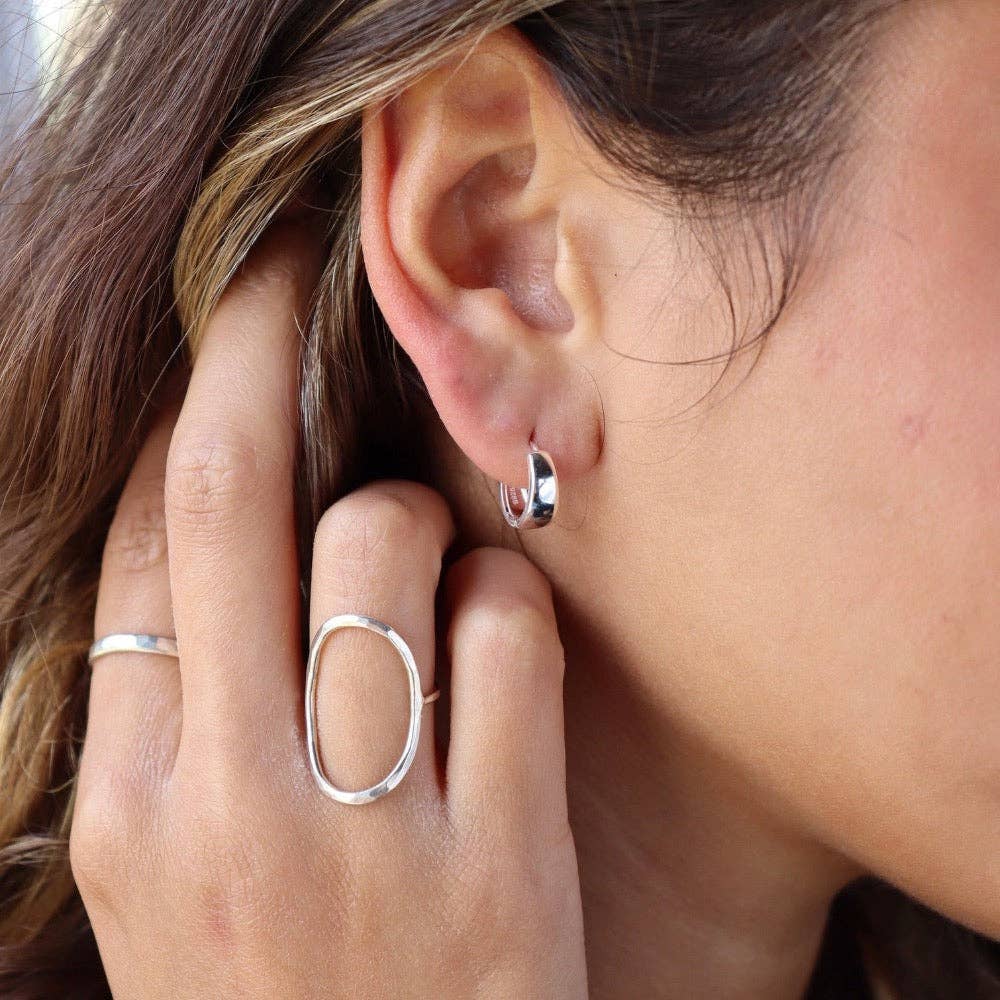 Mia Huggie Hoop Earrings