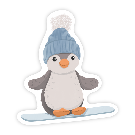 Snowboard Penguin Jelly - Vinyl Sticker