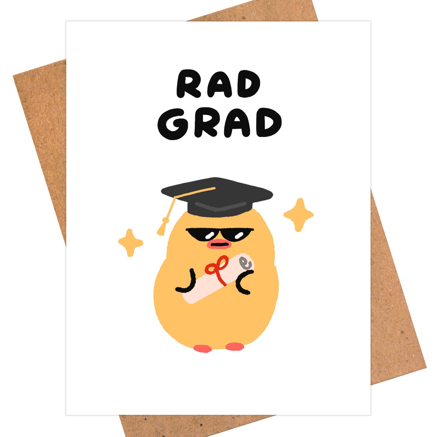 Rad Grad Funny Graduation Card