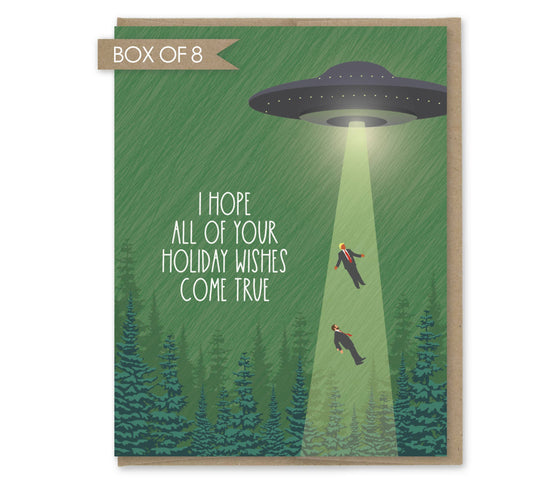 UFO Take Our Leaders Holiday Card - Box of 8