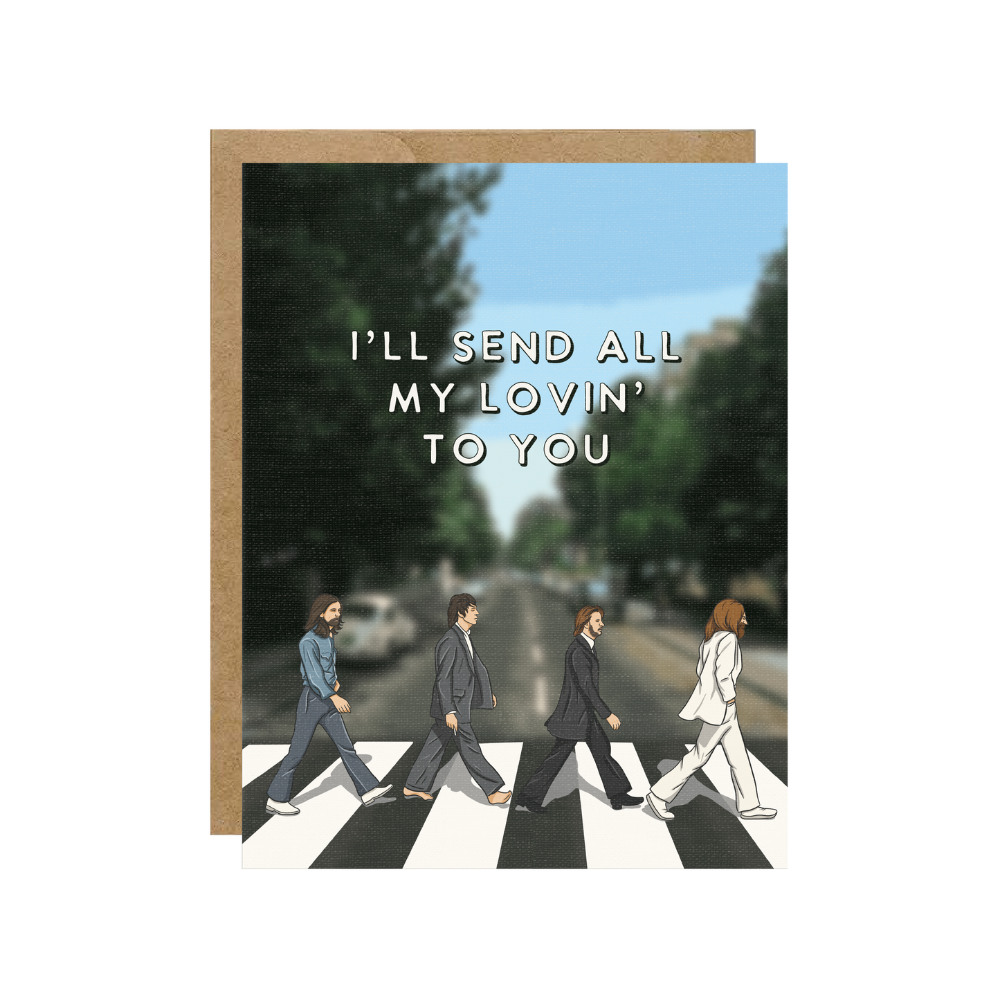 Send My Lovin' - 60's British Rock Band Music Card