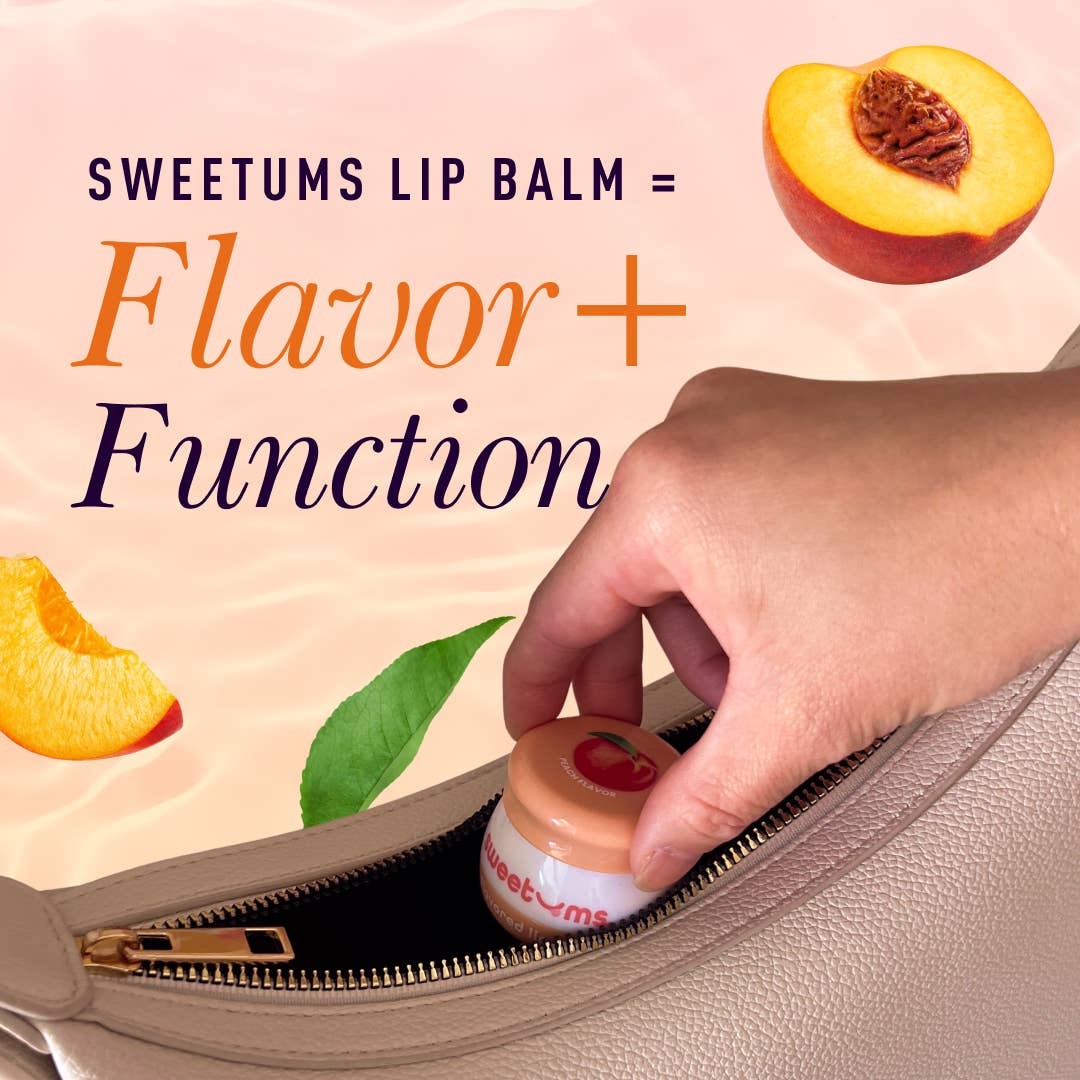 Peach Flavored Lip Balm Beauty Gloss Valentine'sGift for Her