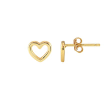 Load image into Gallery viewer, Heart Outline Stud Earrings
