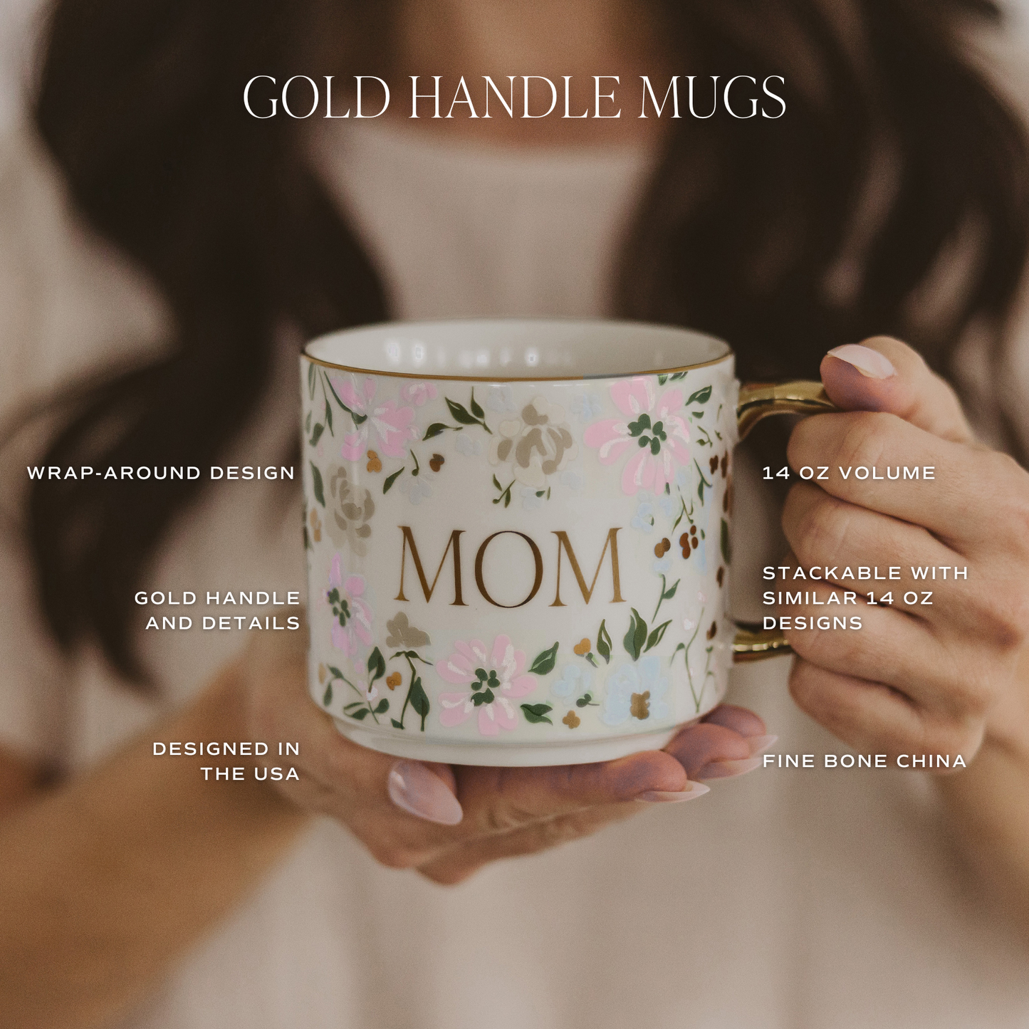 *NEW* Gold Mom Coffee Mug - Spring & Mother's Day Gifts