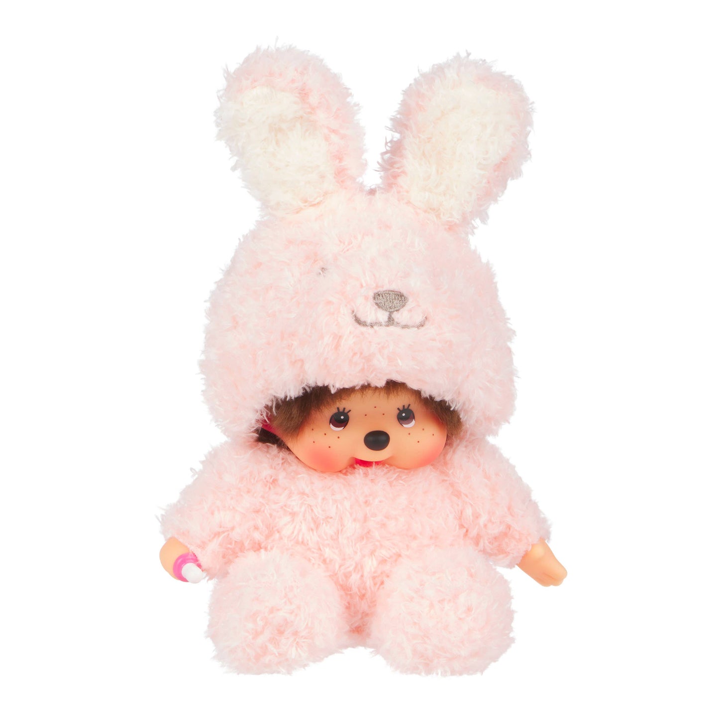 Monchhichi Sitting Fluffy Bunny Doll Plush