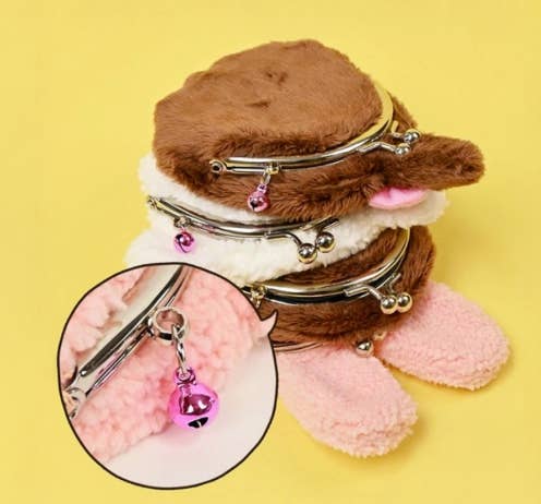 Official Sekiguchi Monchhichi Plush Snap Coin Purse