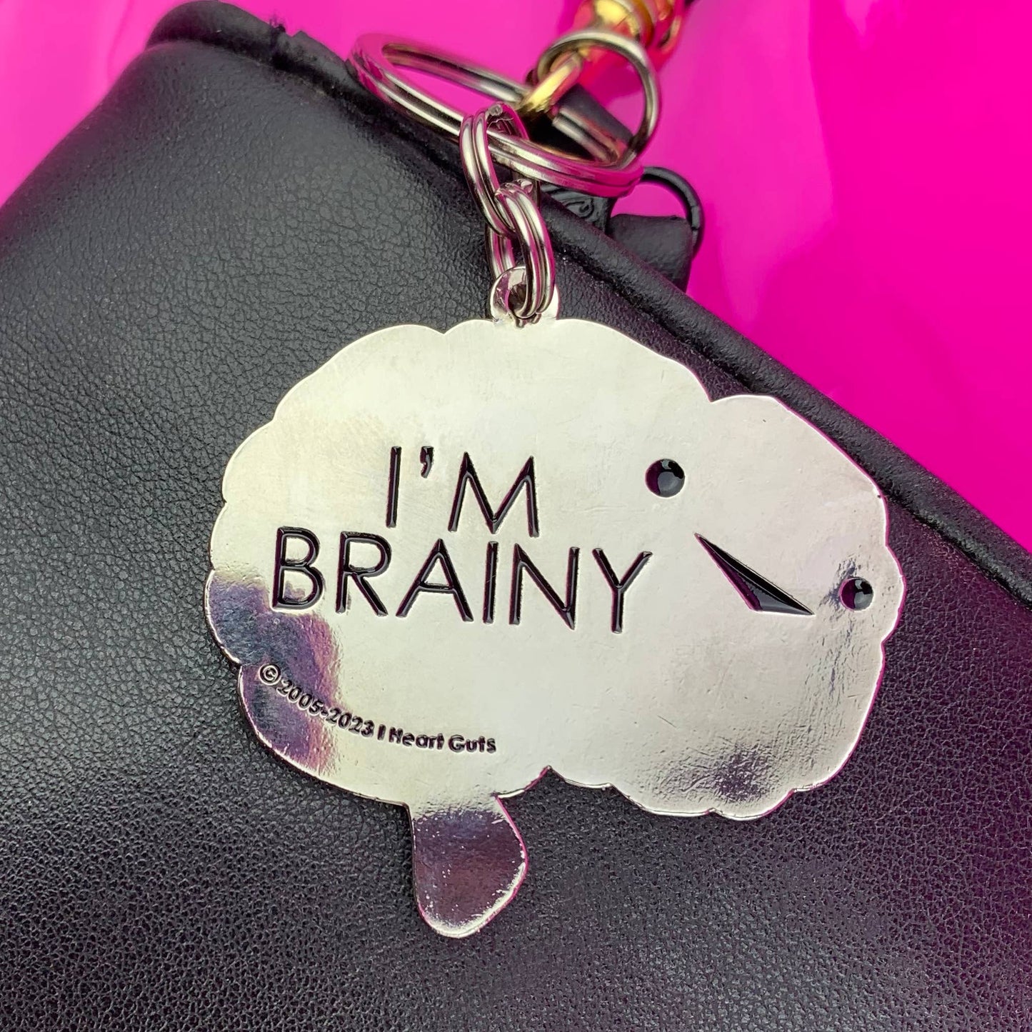 Brain Keychain - All You Need is Lobe